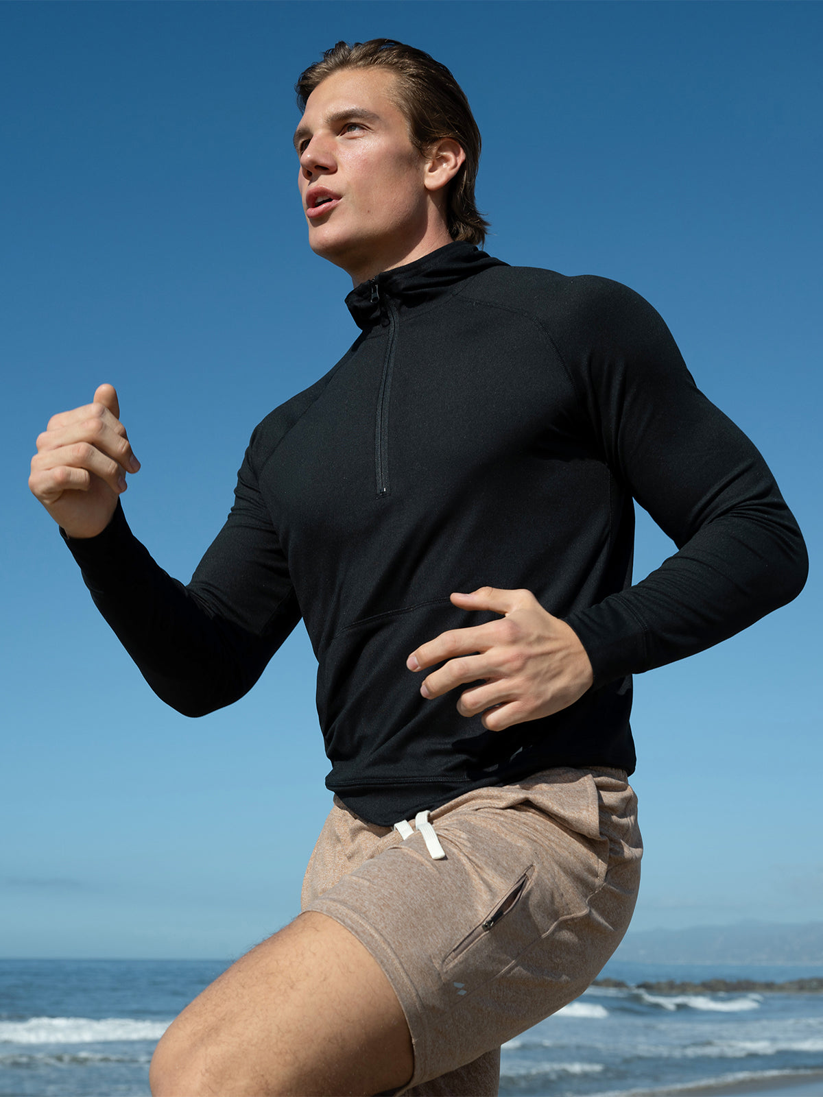 Softest Performance Stretch Half Zip Hoodie