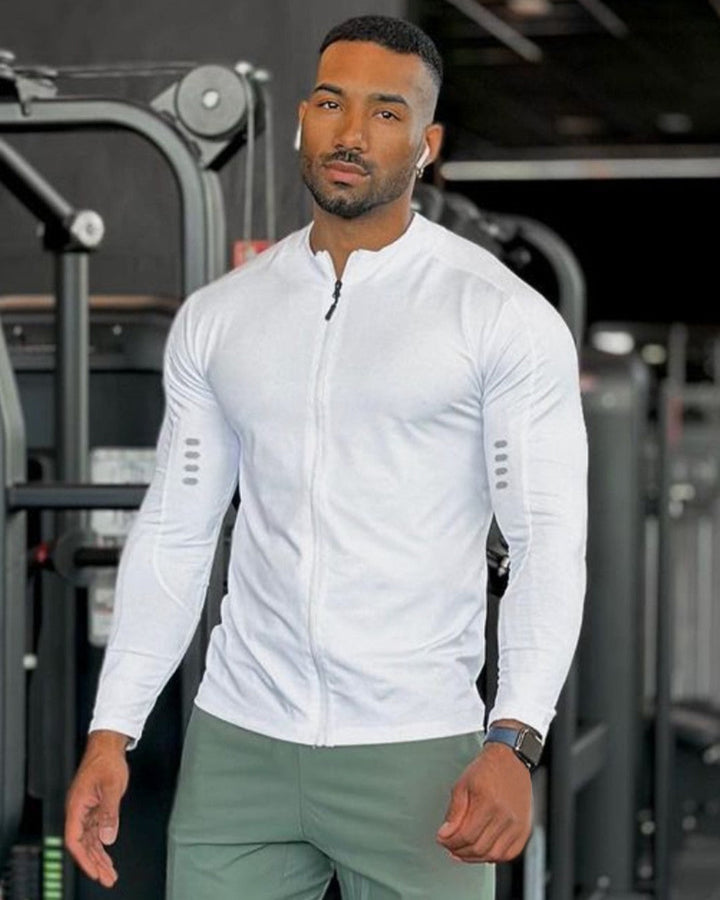 Evolution Workout Jacket Muscle Fit Gymwear - DUVAL