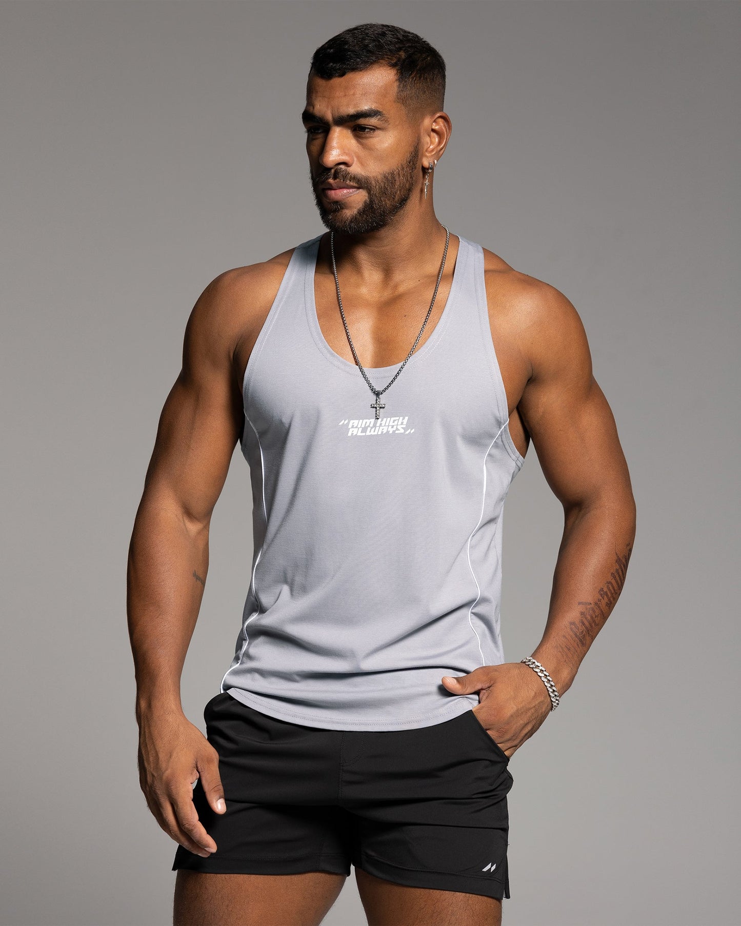 Quick Dry Train Stringer Stretch Tank