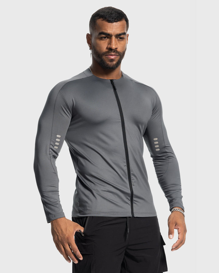 Evolution Workout Jacket Muscle Fit Gymwear - DUVAL