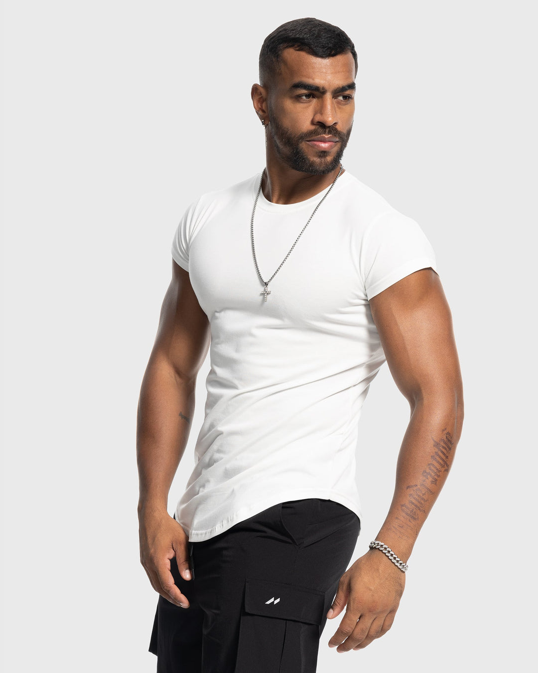 All Day Elite Cap Sleeve Muscle Fit Tee - DUVAL