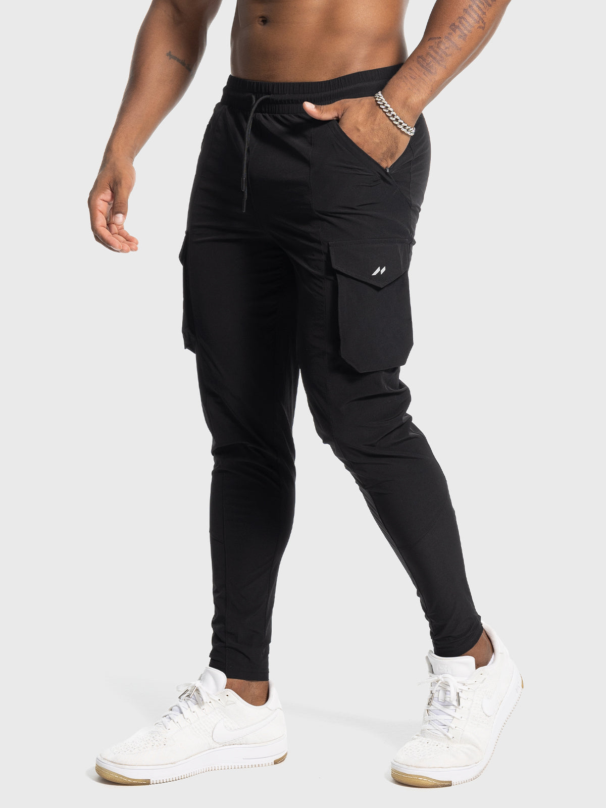 Quick Dry Gym Cargo Zip Tech Jogger