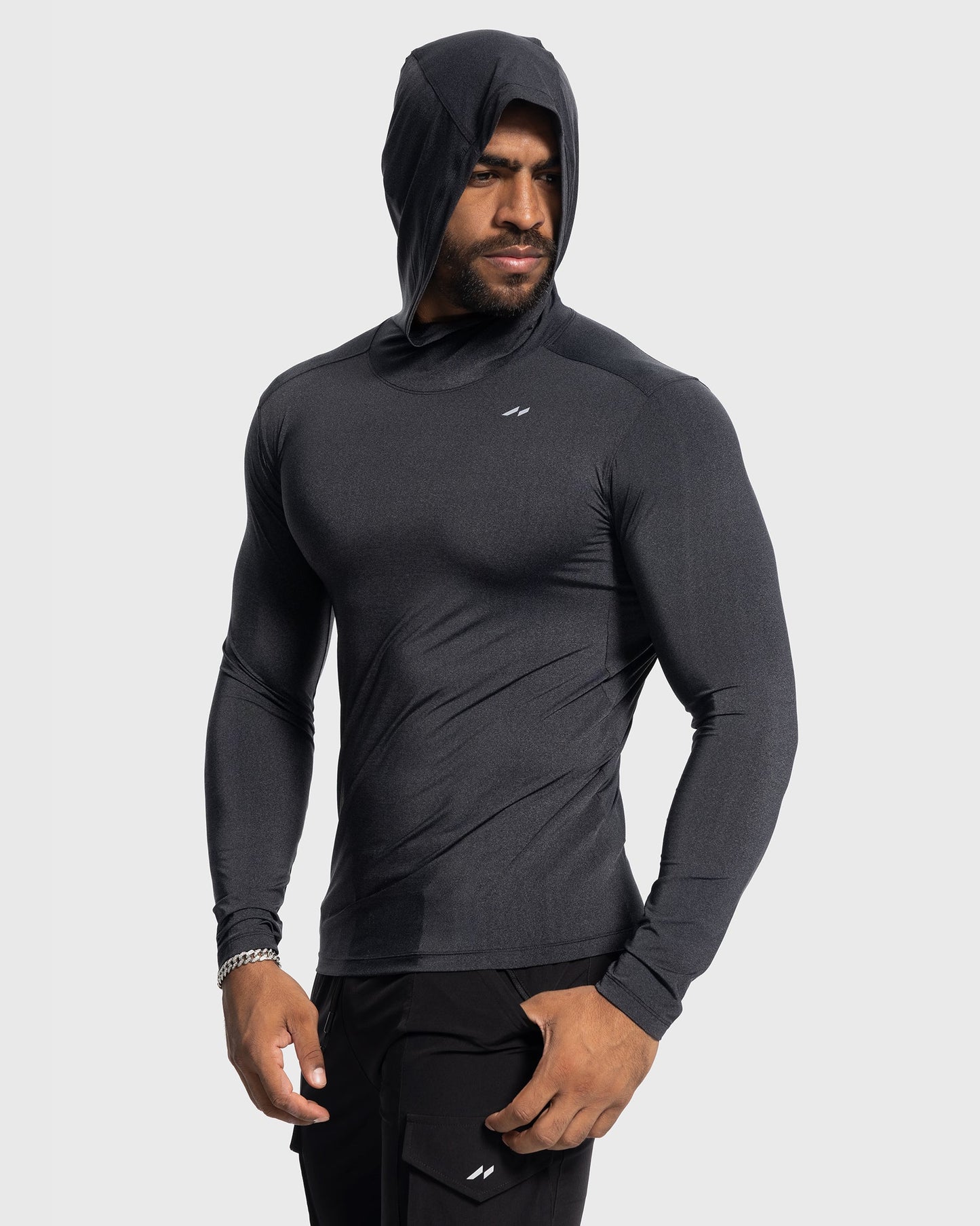 Softest Stealth Hoodie Luxury Touch Stretch Baselayer