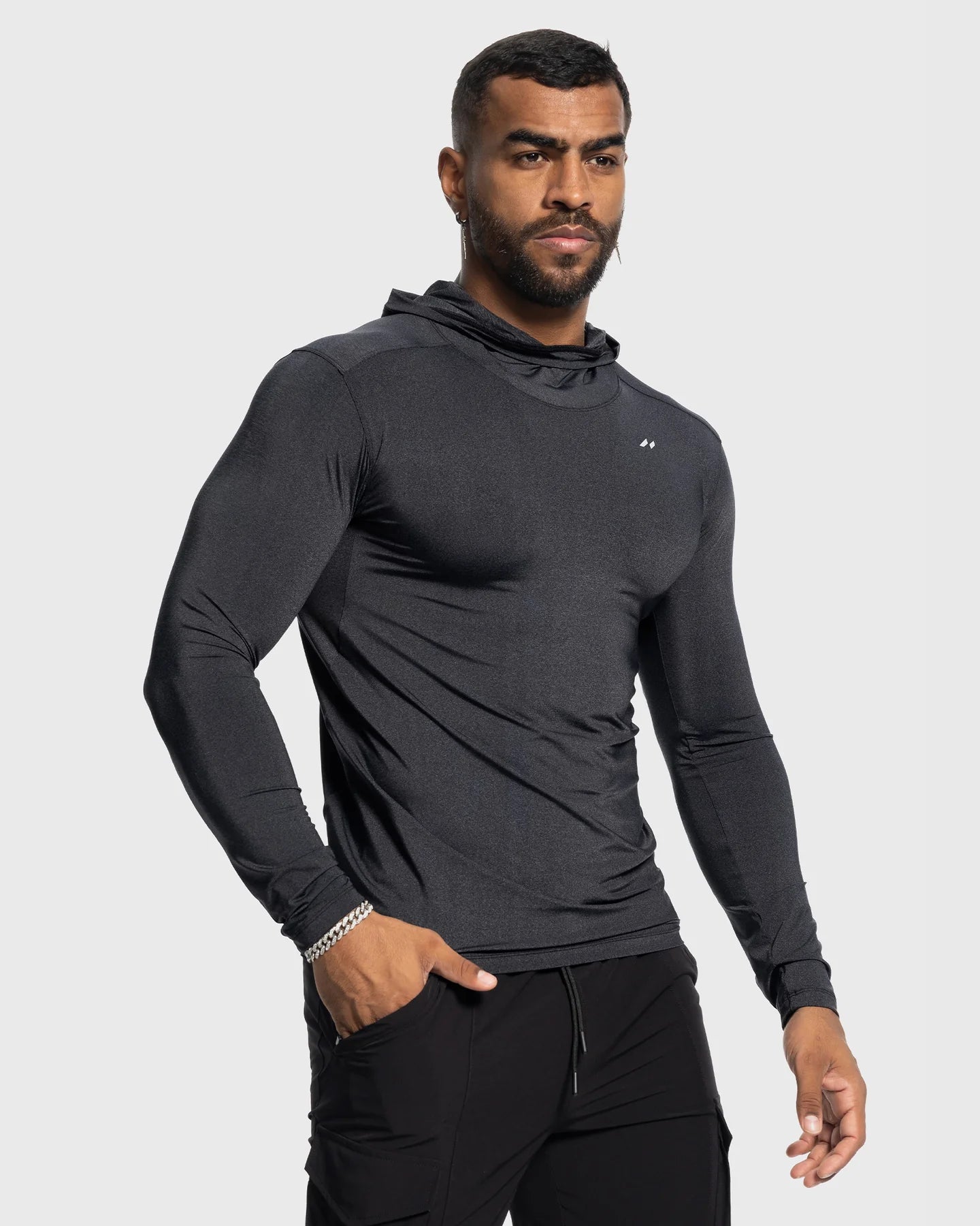 Softest Stealth Hoodie Luxury Touch Stretch Baselayer