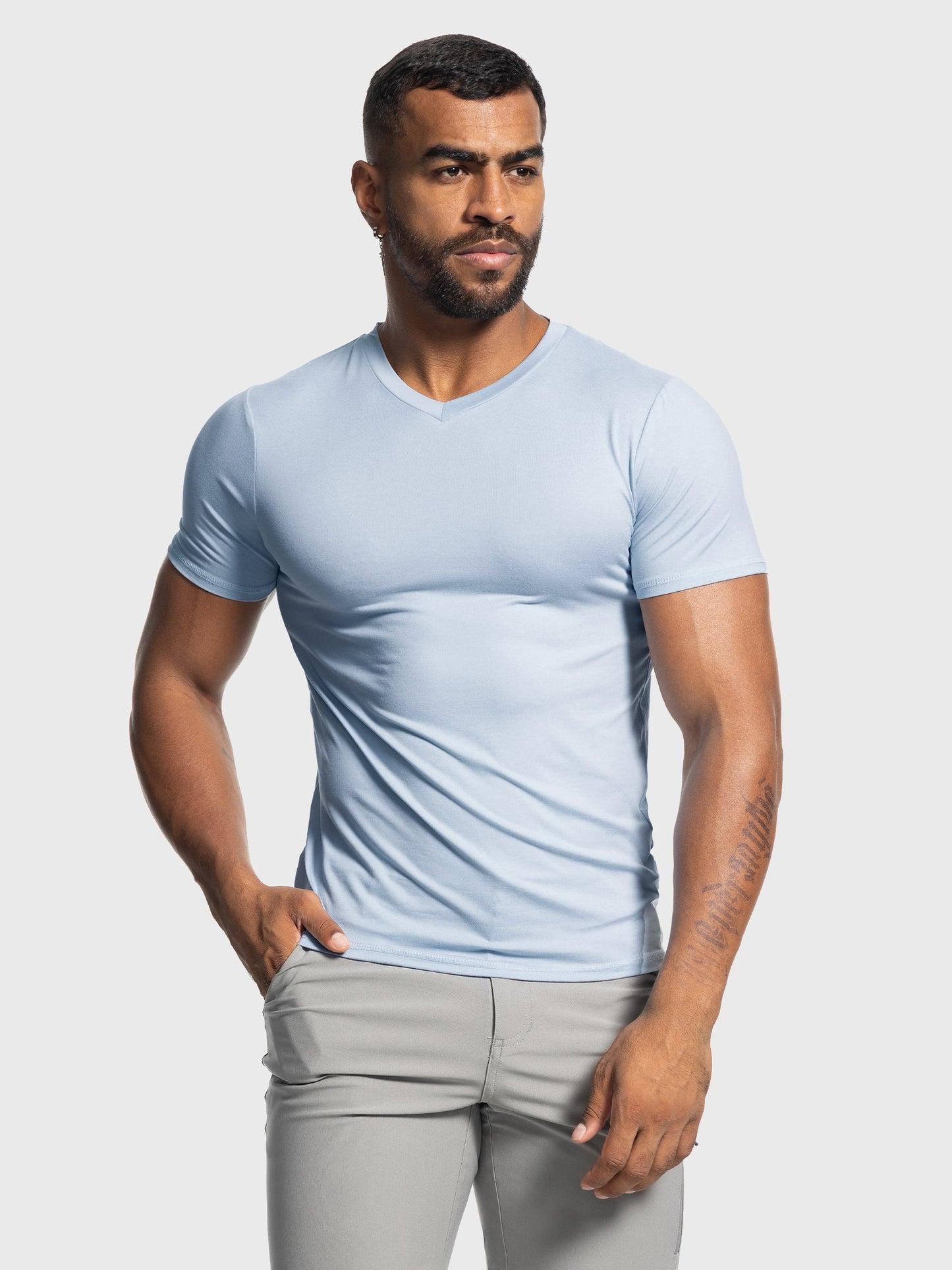 Men's Softest Performance Stretch V-neck Tee