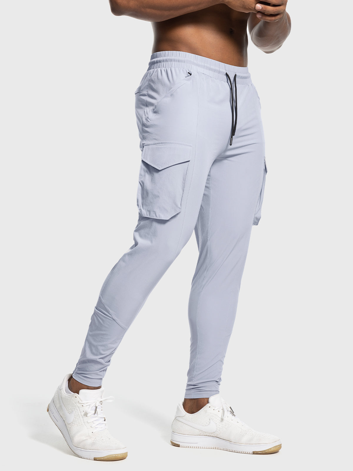 Quick Dry Gym Cargo Zip Jogger