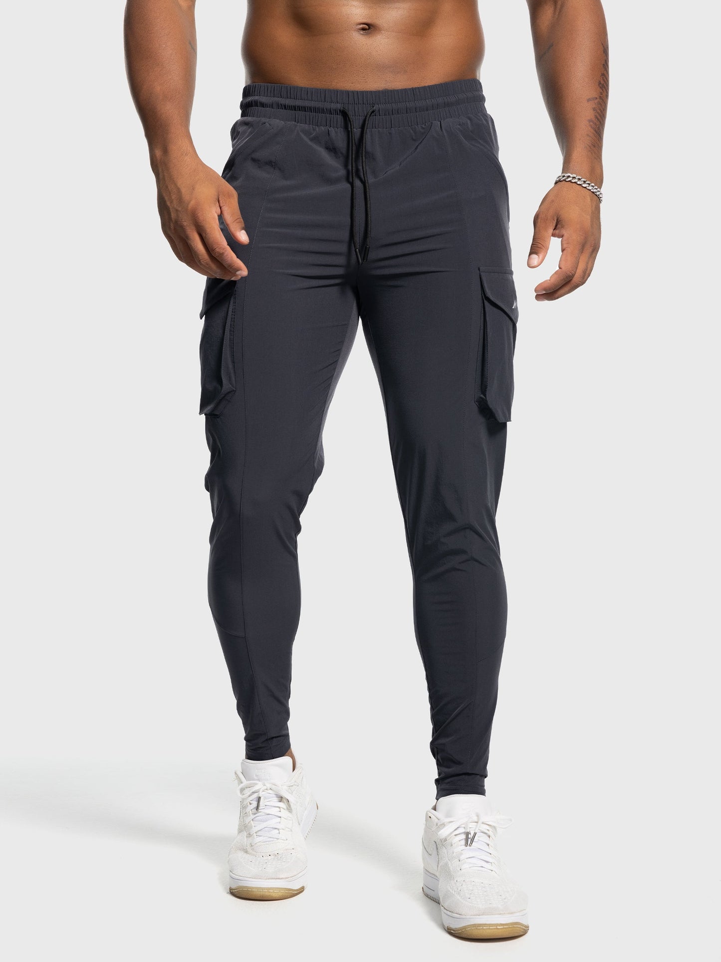 Quick Dry Gym Cargo Zip Jogger