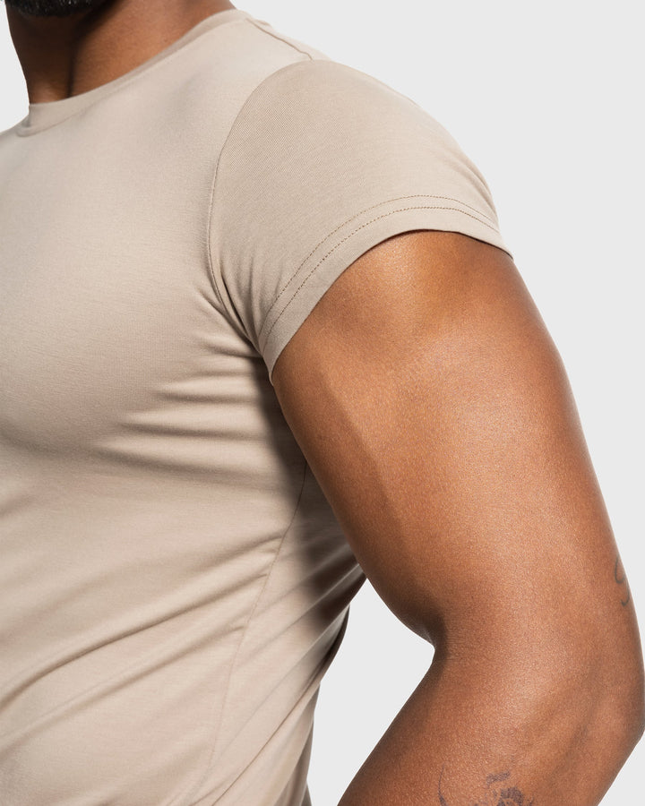 All Day Elite Cap Sleeve Muscle Fit Tee - DUVAL