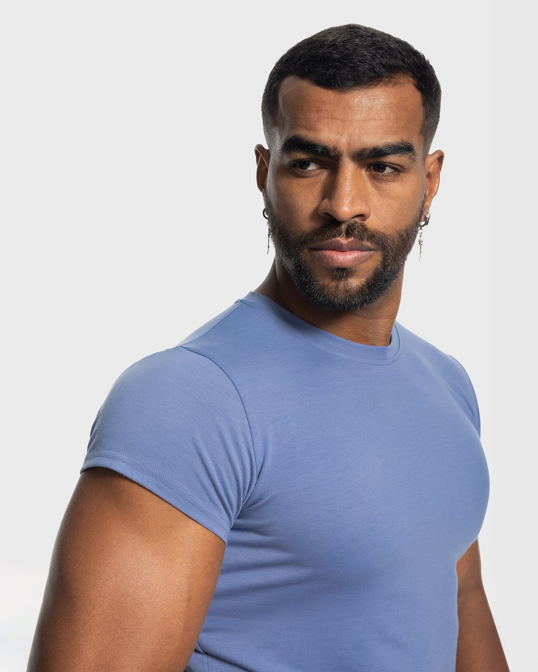All Day Elite Cap Sleeve Muscle Fit Tee - DUVAL