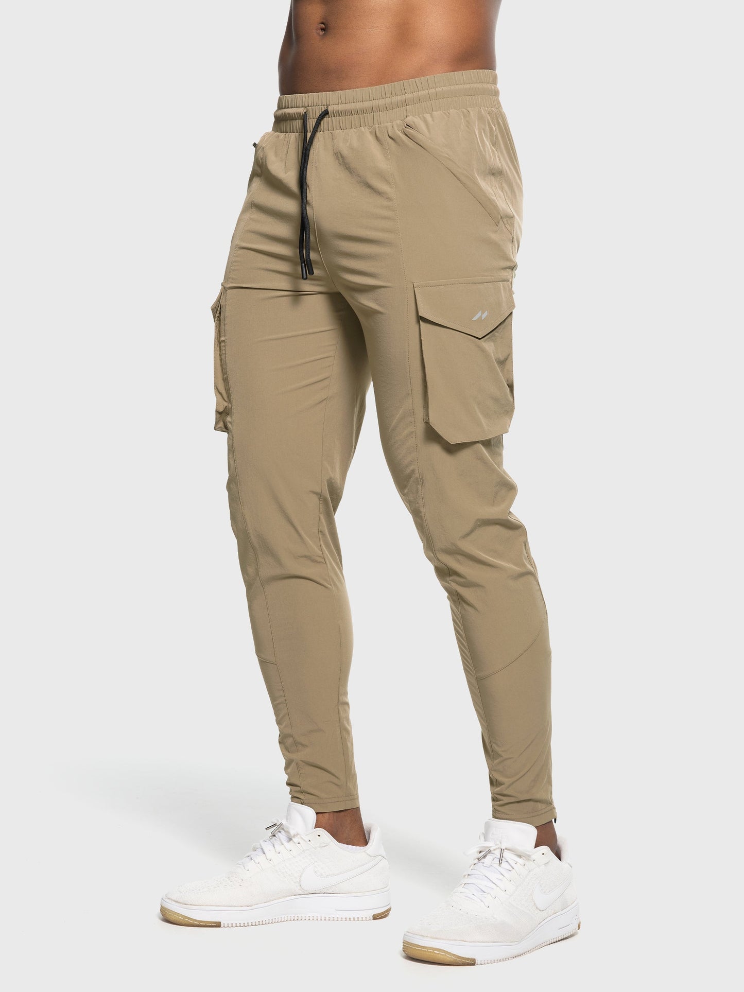 Quick Dry Gym Cargo Zip Jogger