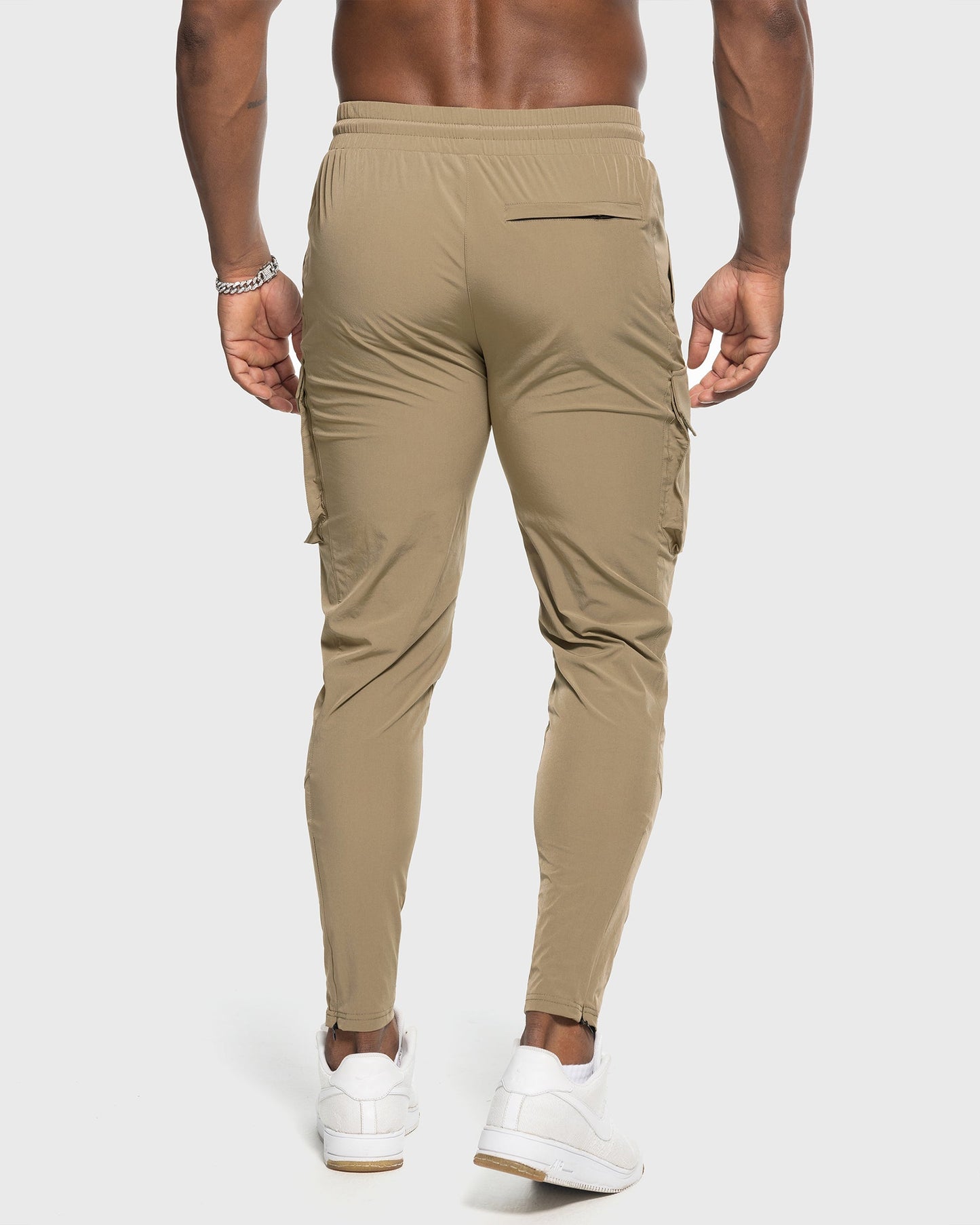 Quick Dry Gym Cargo Zip Tech Jogger