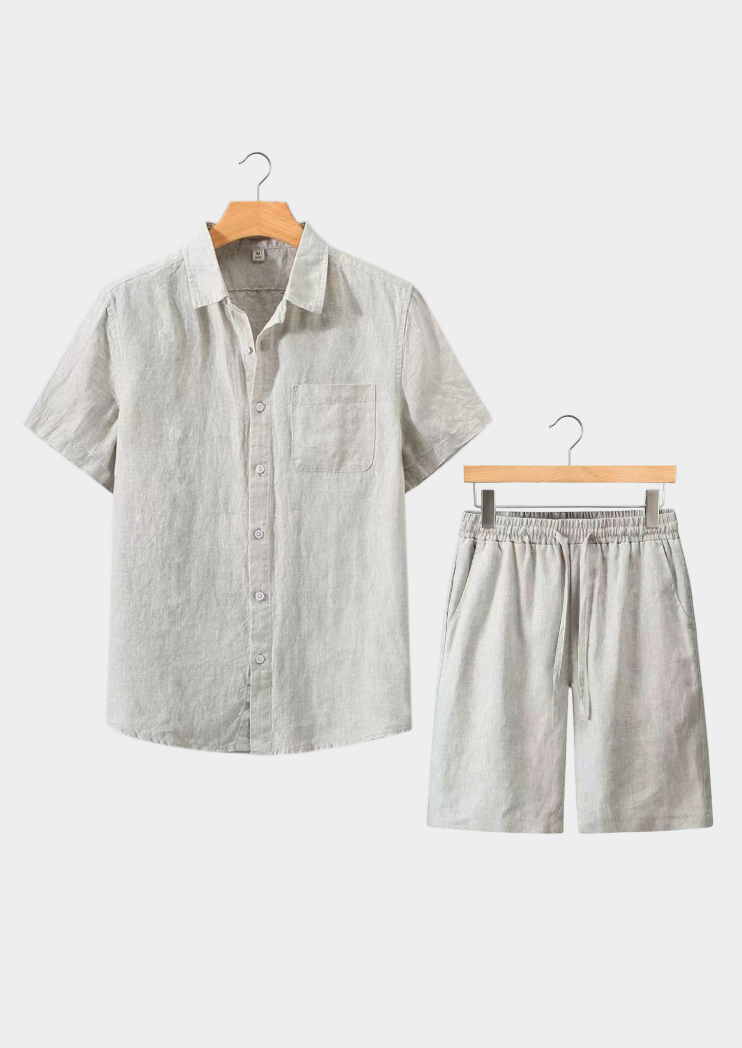 Dolcevita Shortsleeve Summer Set - Beige