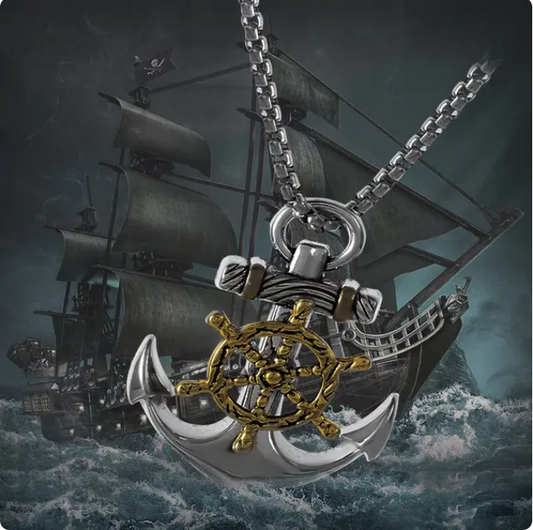 Pirate Anchor Luxury Necklace Pendant