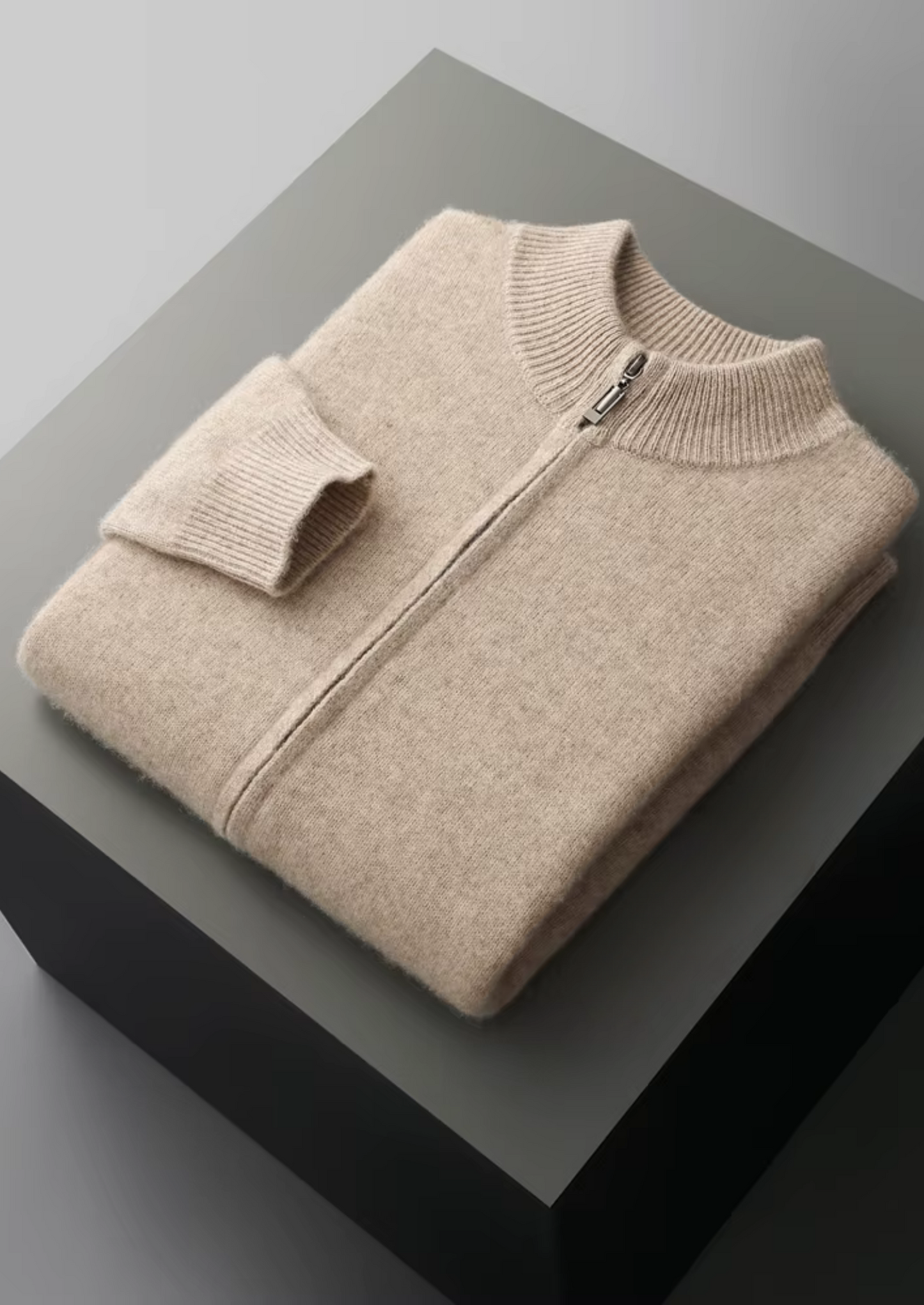 Pure Extra-Fine Merino Wool Sand Luzzo Set
