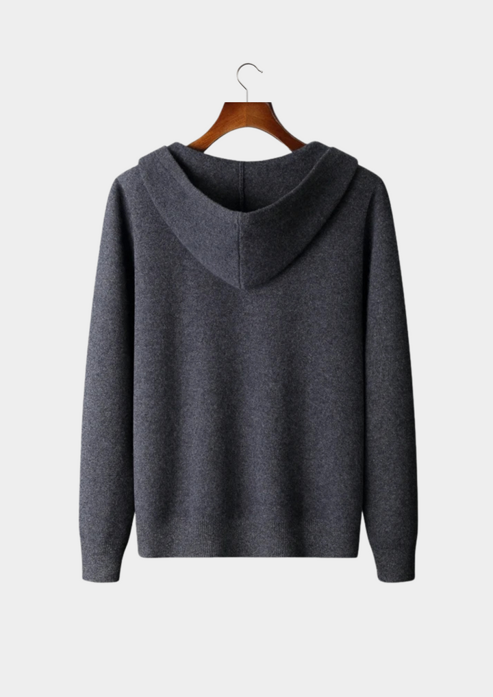 Premium Cashmere Zipper Hoodie