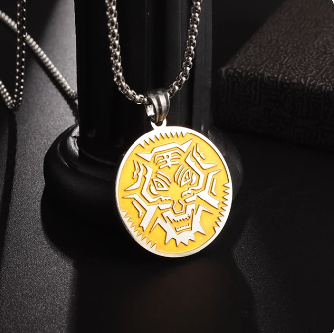 Yellow Tiger Luxury Necklace Pendant - DUVAL