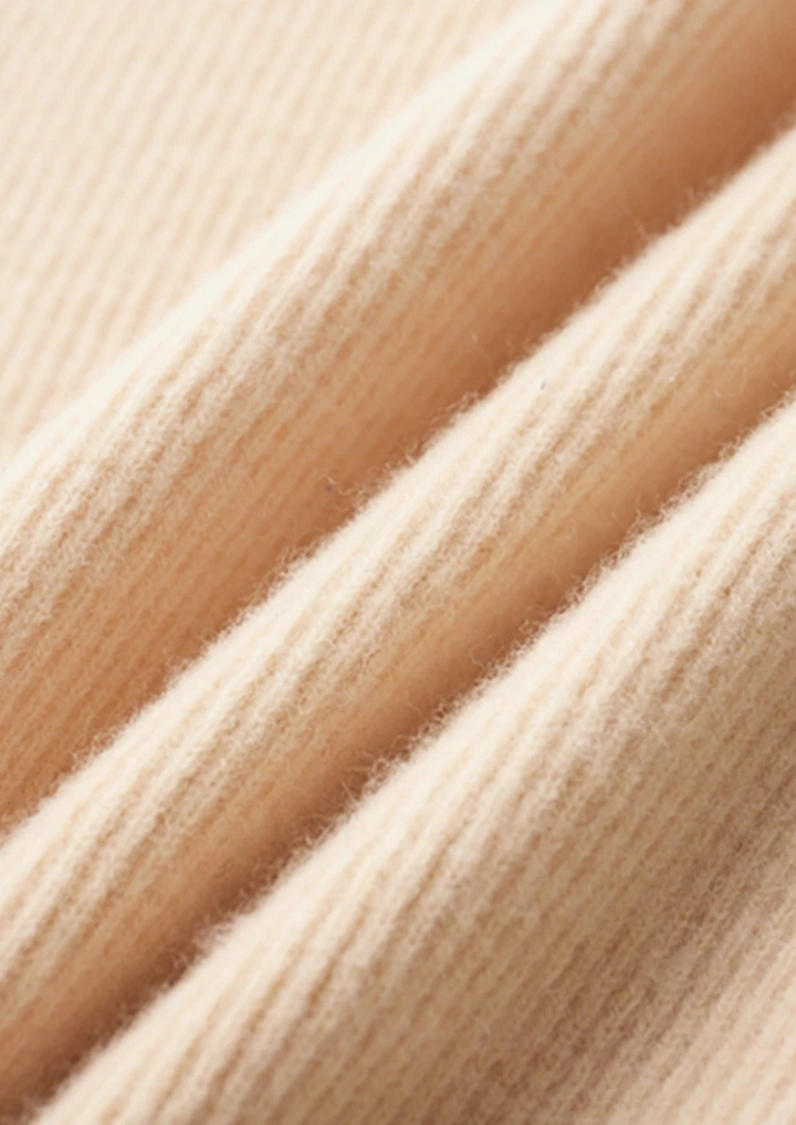 Pure Extra-Fine Merino Wool Ribbed Zip Cardigan