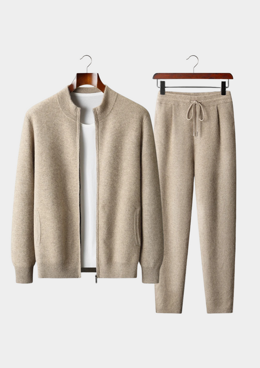 Premium Cashmere Sand Denis Leisure Set
