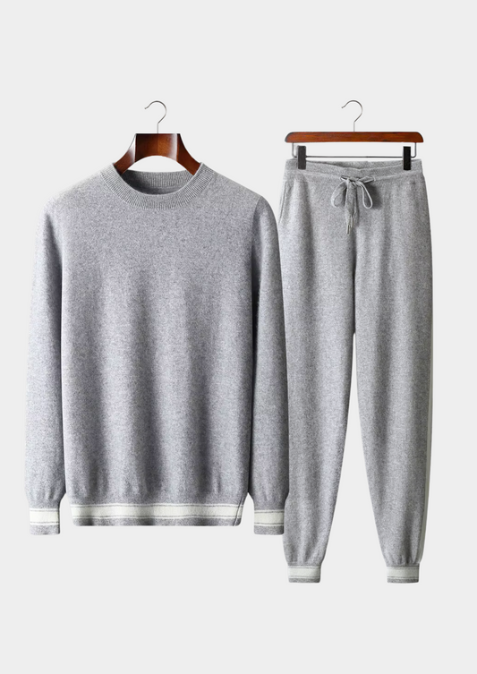 Premium Cashmere Light Gray Vienna Leisure Set