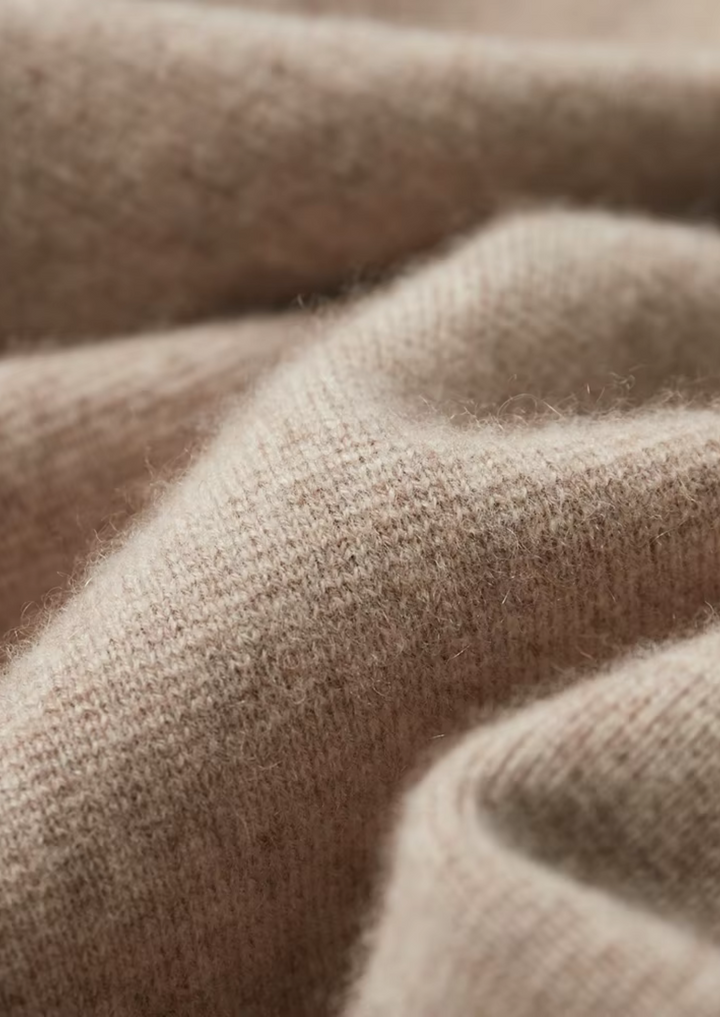 Pure Extra-Fine Merino Wool Zip Polo Cardigan