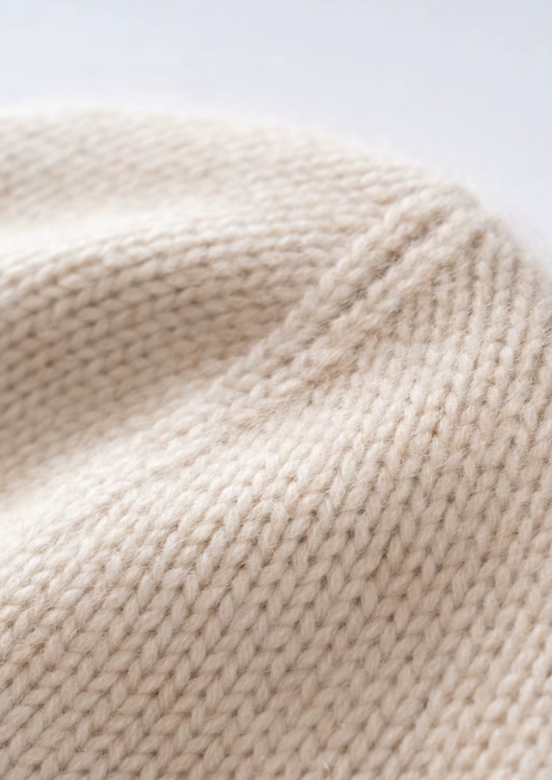 Sand Cashmere Wintertime Beanie