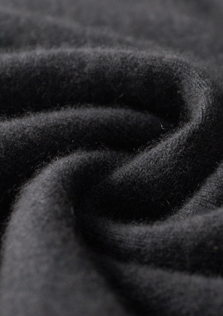 Pure Cashmere Dark Gray Dual Zip Cardigan