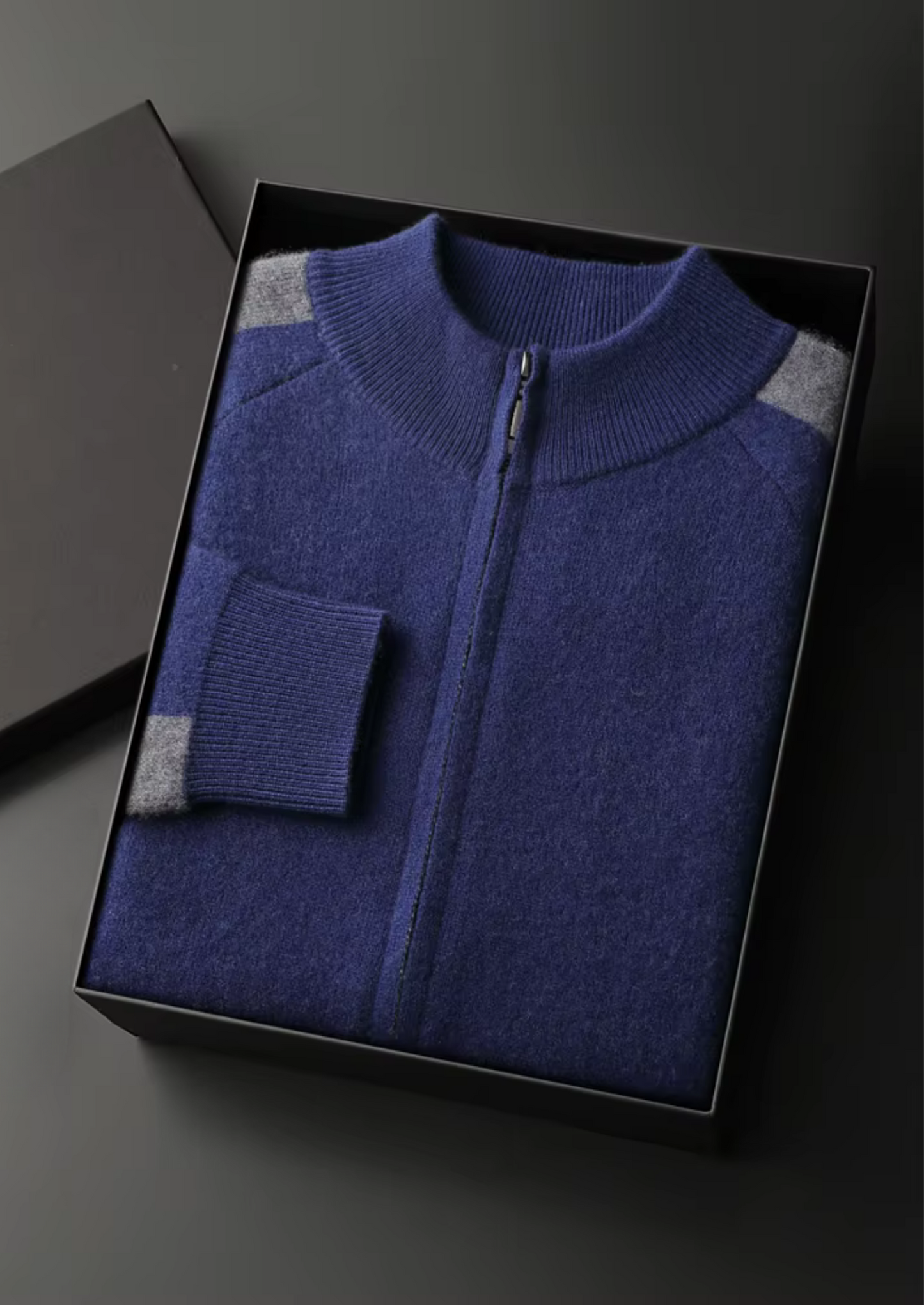 Premium Cashmere Navy Blue Torino Leisure Set