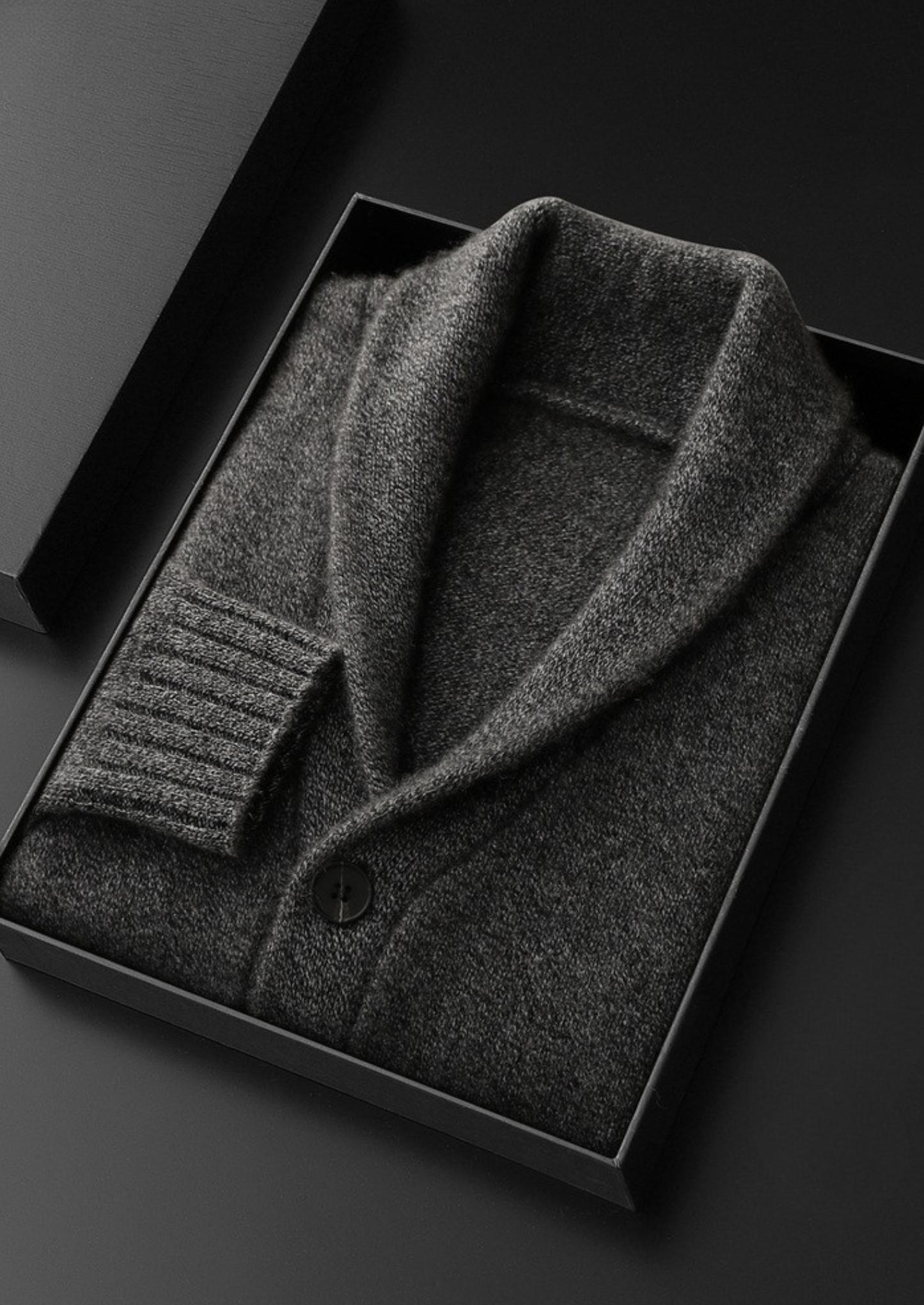 Pure Cashmere Shawl Collar Cardigan