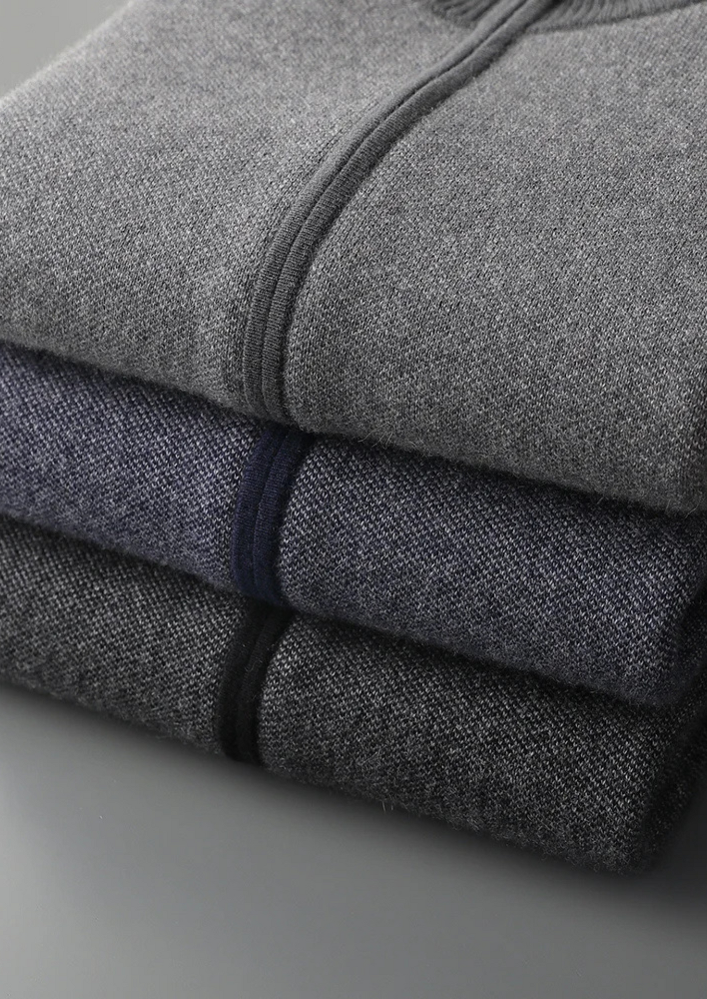 Premium Cashmere Jacquard Zip Cardigan