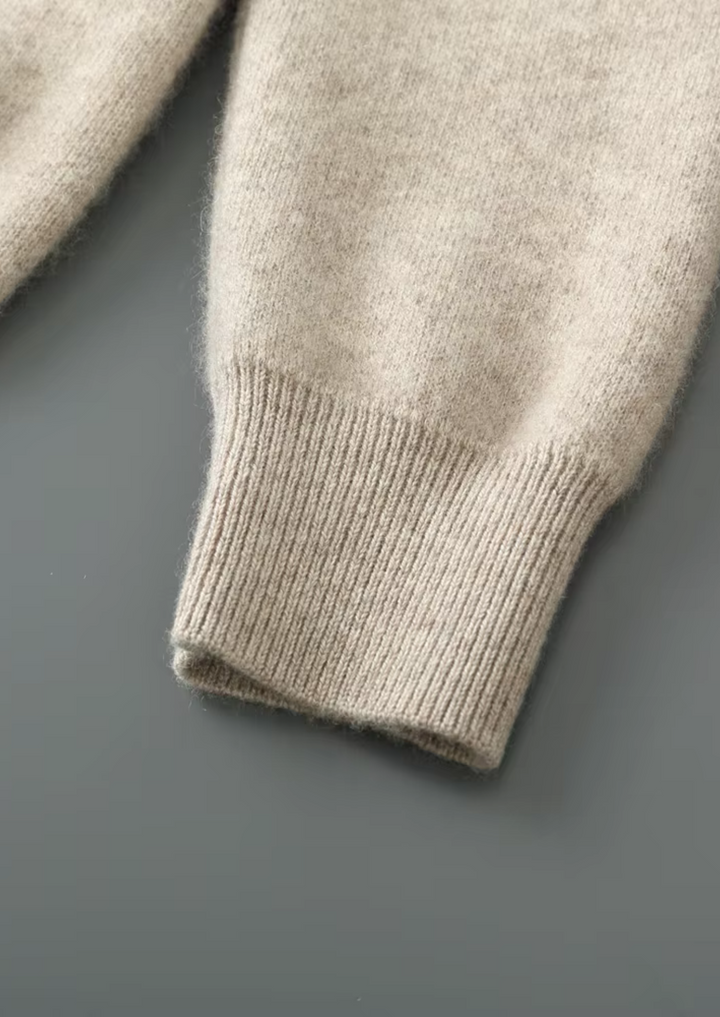 Pure Extra-Fine Merino Wool V-Neck Cardigan
