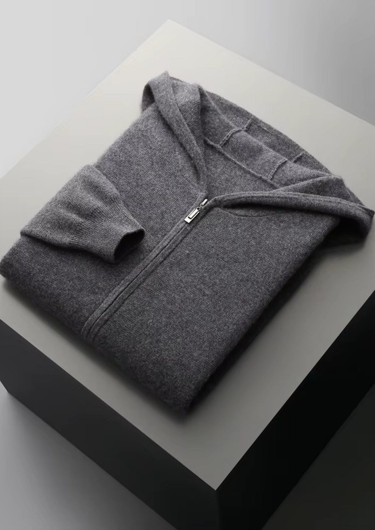 Pure Extra-Fine Merino Wool Dark Gray Arvo Set