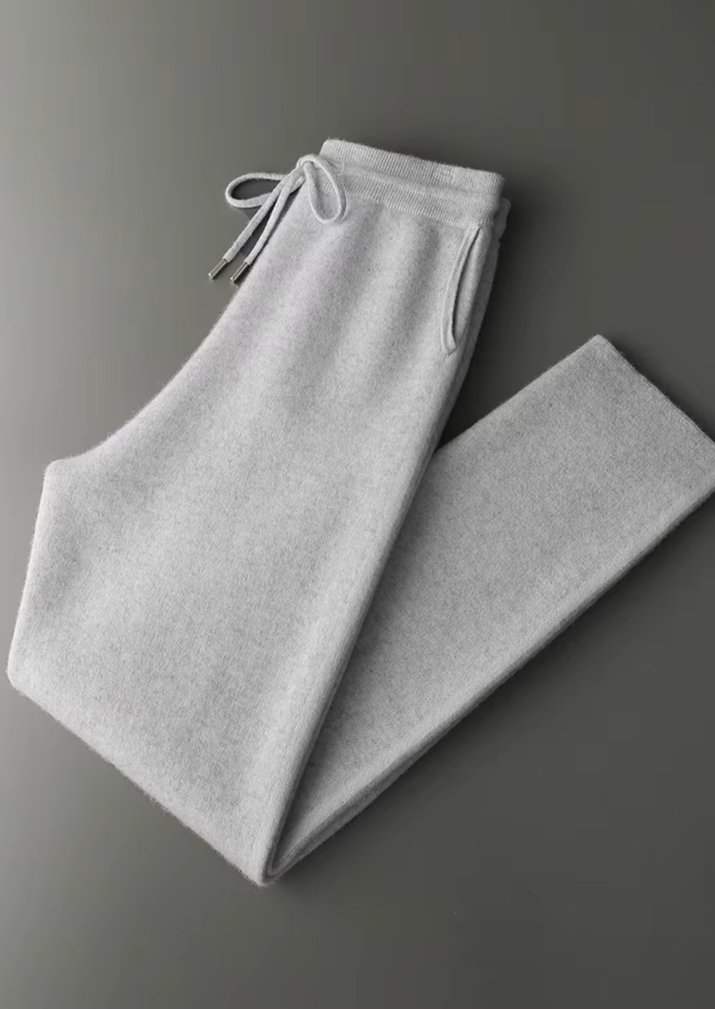Premium Cashmere Light Gray Milano Leisure Set