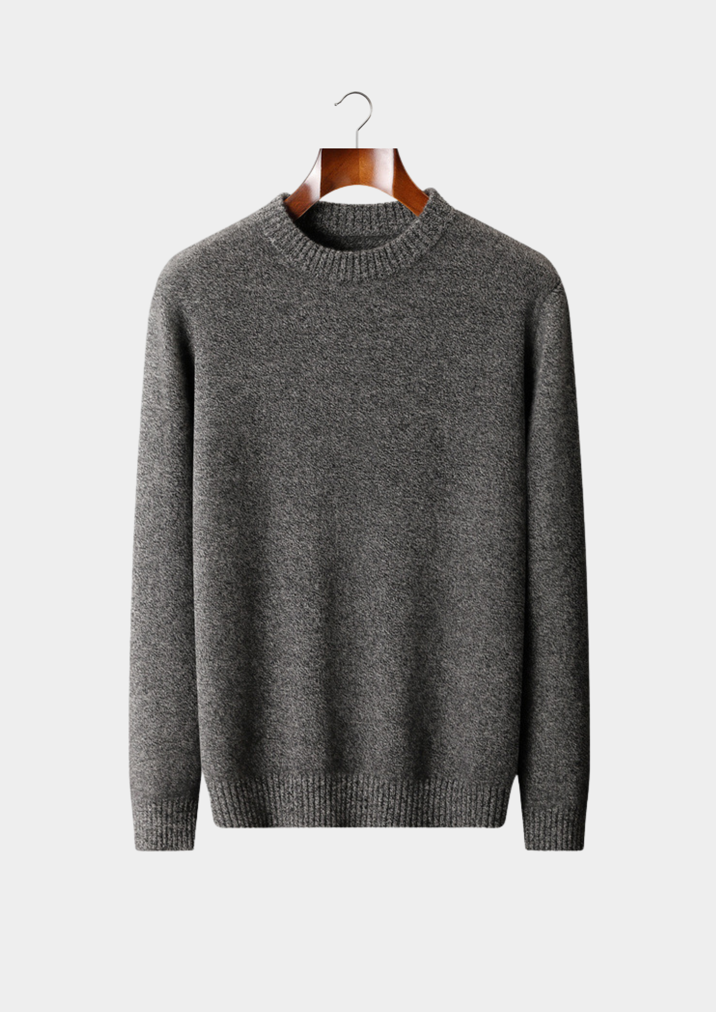 Pure Cashmere Gray Essential Crewneck