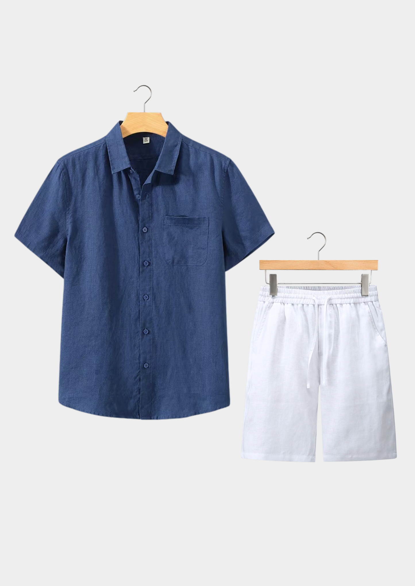 Dolcevita Shortsleeve Summer Set - Navy/white