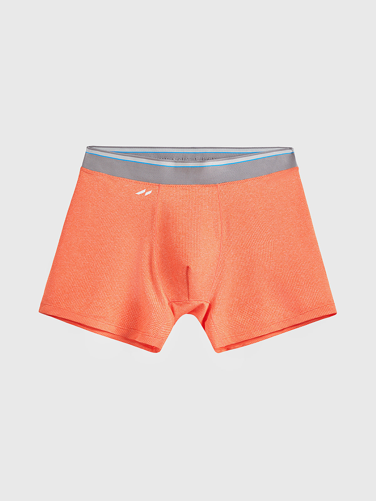 5 Packs AIRFLOW 5" Performance Boxer Brief-Orange/Blue/Charcoal Heather/Navy/Indigo Heather