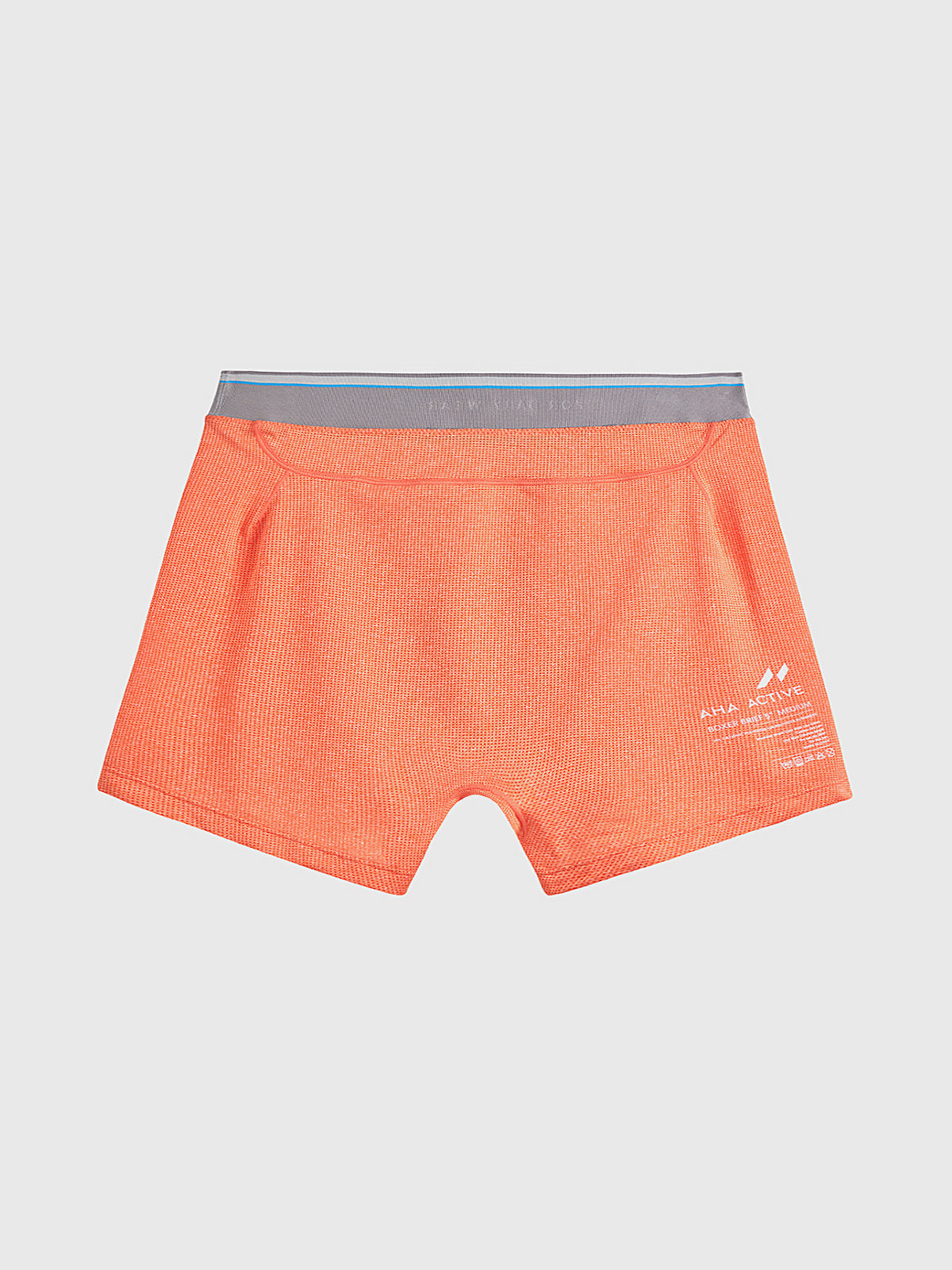 5 Packs AIRFLOW 5" Performance Boxer Brief-Orange/Blue/Charcoal Heather/Navy/Indigo Heather