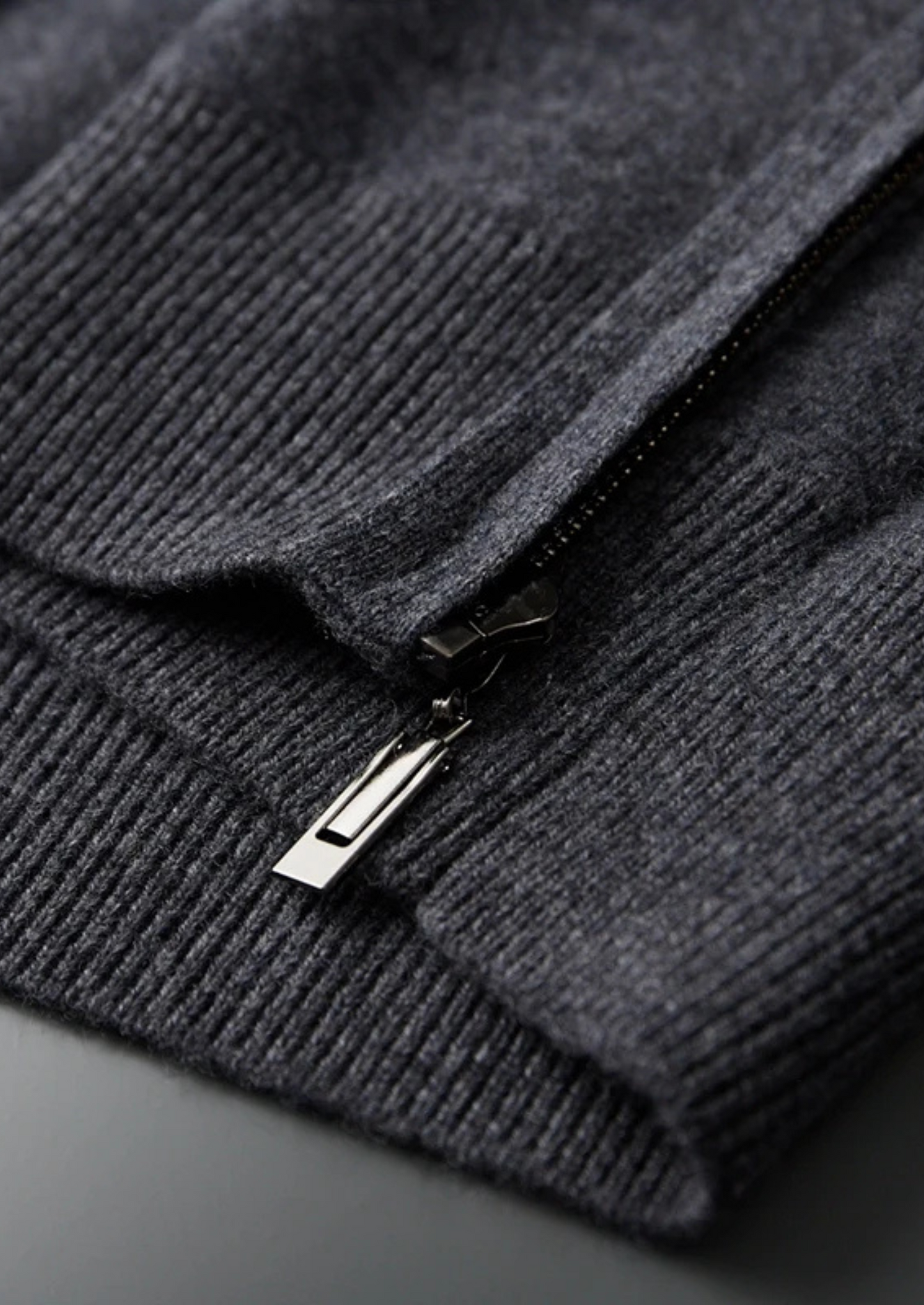 Premium Cashmere Zipper Hoodie