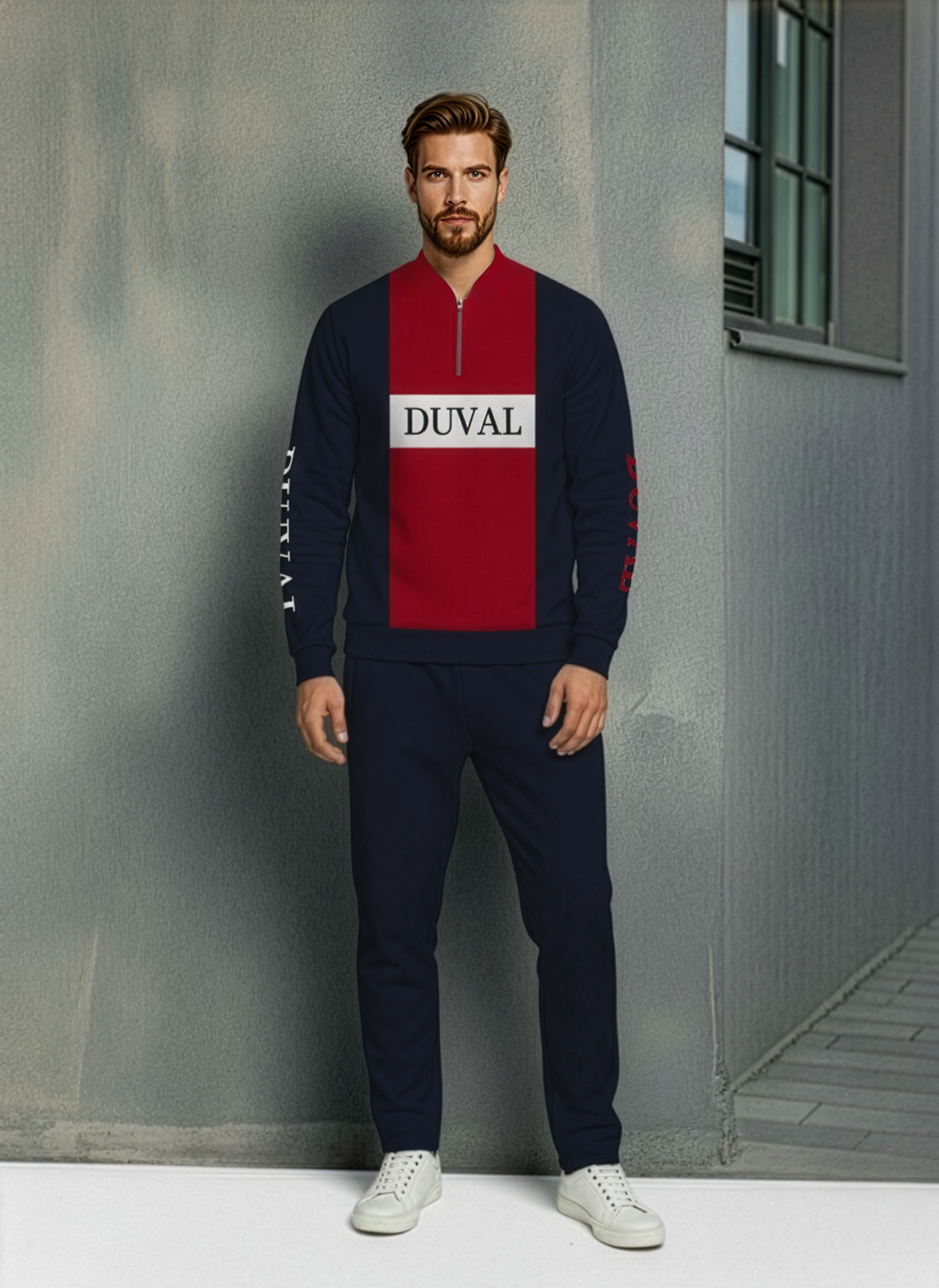 The Sicilia Half-Zip Sweater Set