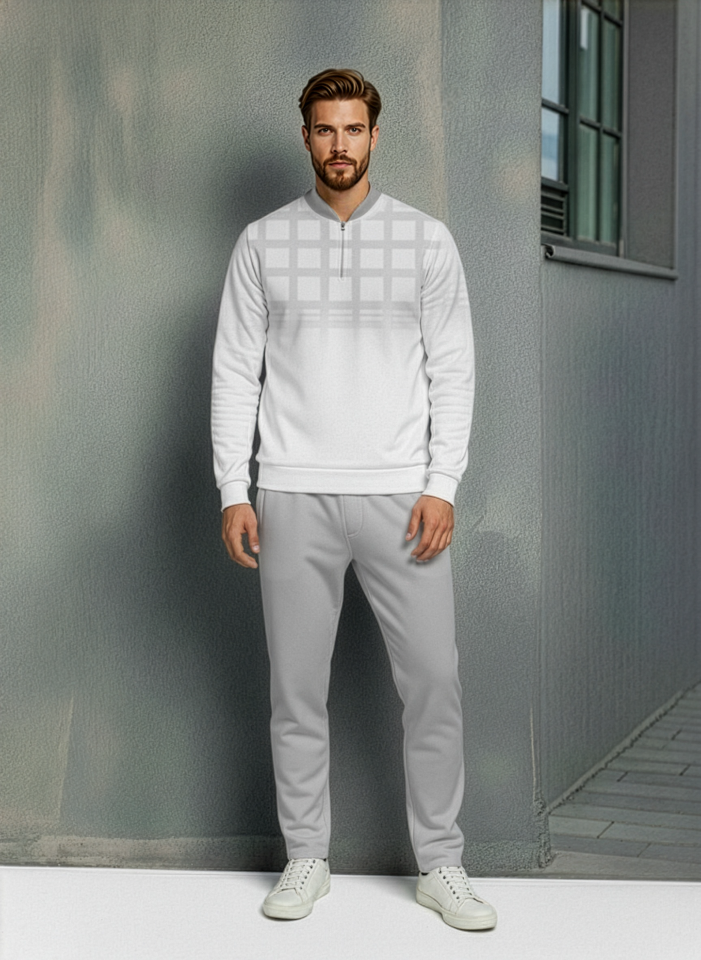 The Command Half-Zip Sweater Set