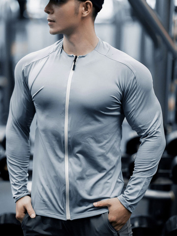 Evolution Workout Jacket Muscle Fit Gymwear - DUVAL