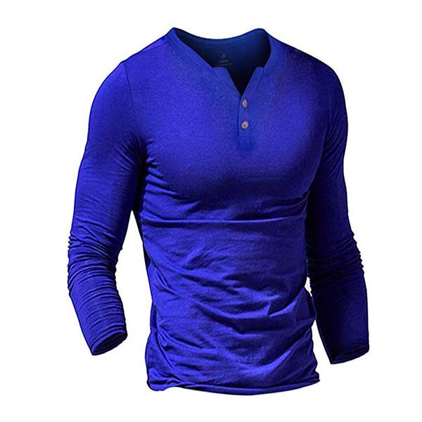 solid color long sleeve T-shirt