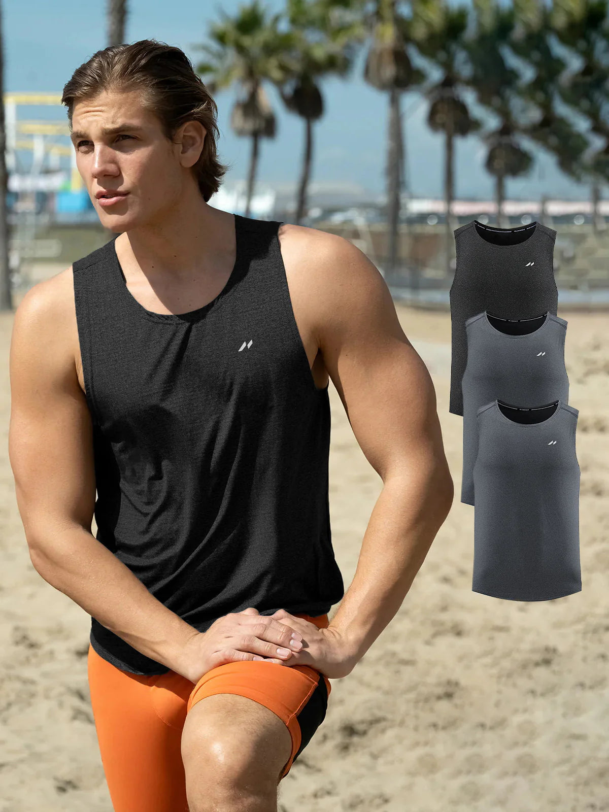 3-Pack Softest Elevated Training Tank Top