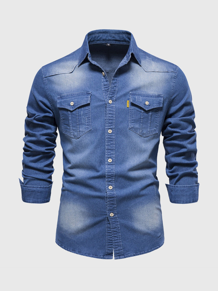 Long Sleeve Denim Shirt - DUVAL