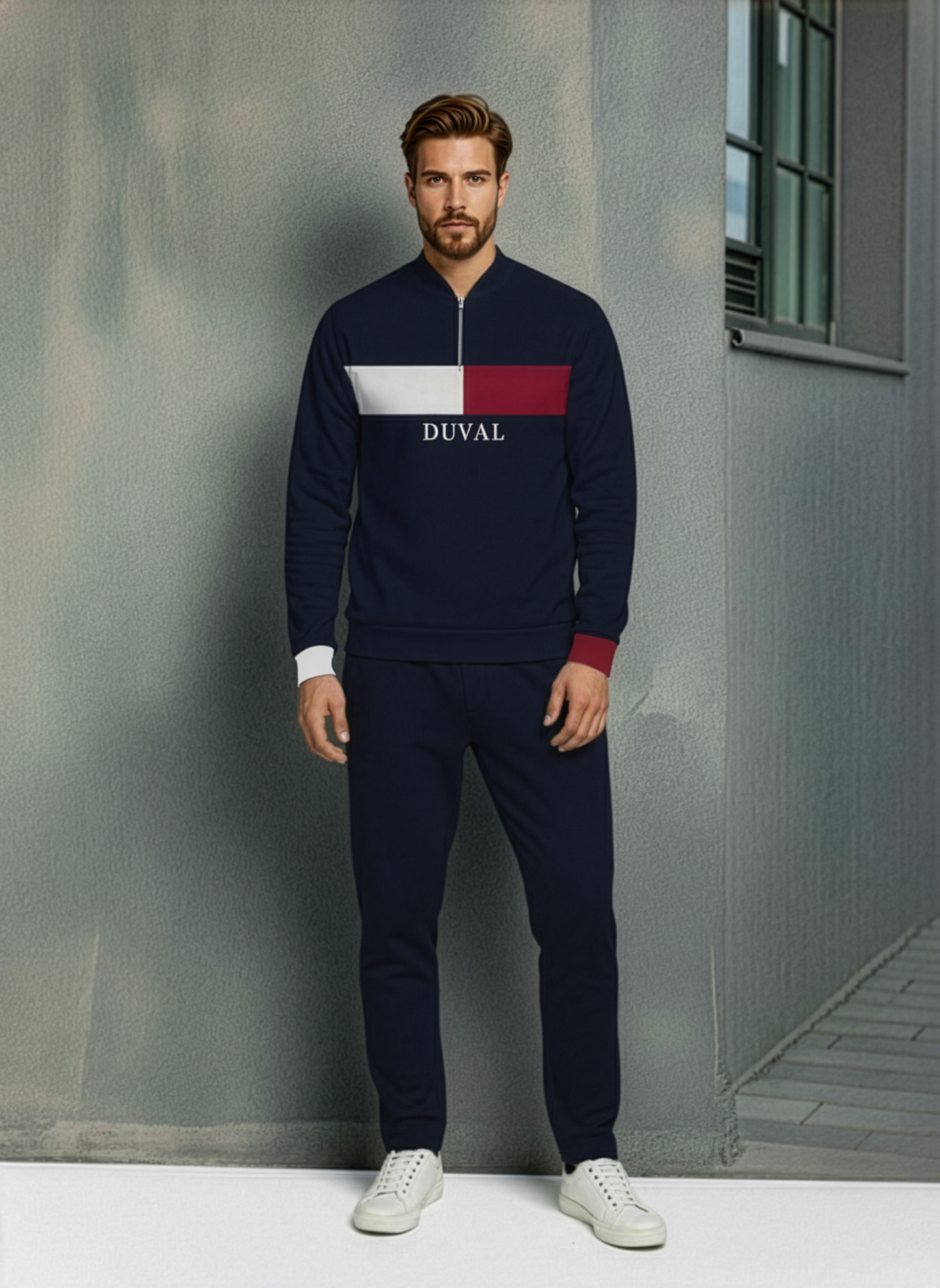 The Sovereign Half-Zip Sweater Set