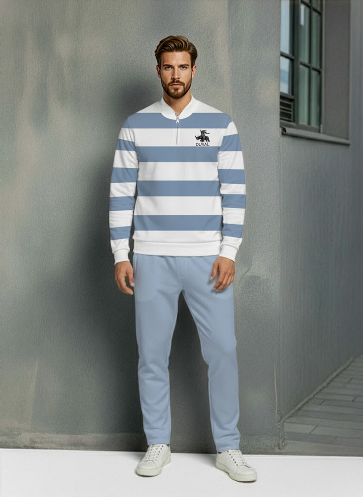 The Apex Half-Zip Sweater Set