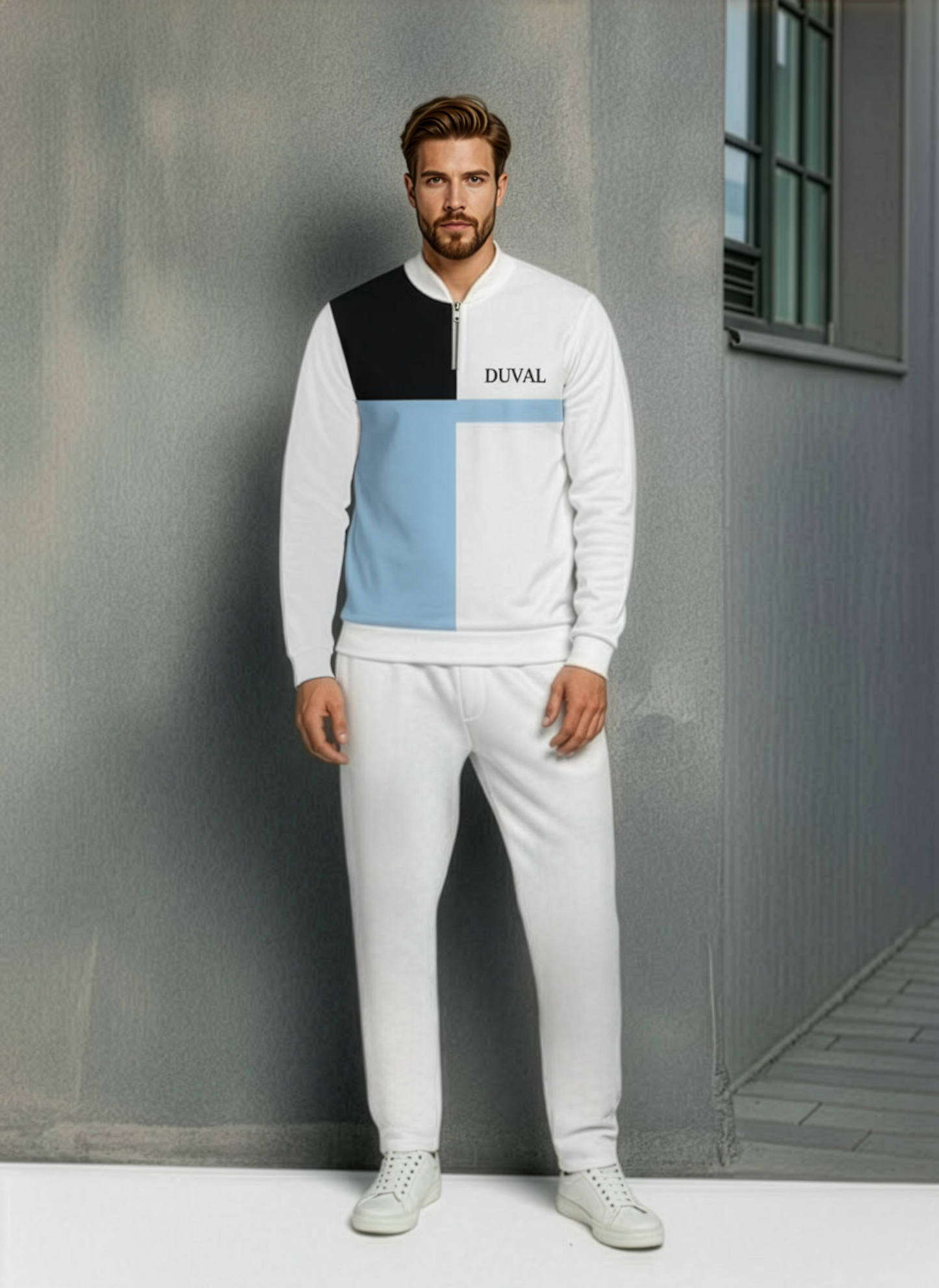 The Santorini Half-Zip Sweater Set