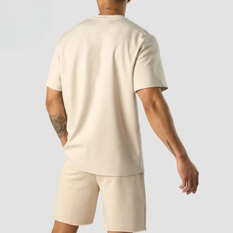 Beige Oversized T-Shirt - DUVAL