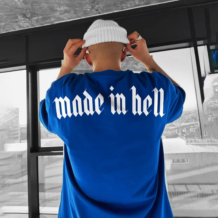 Oversize Made In Hell Tee - DUVAL