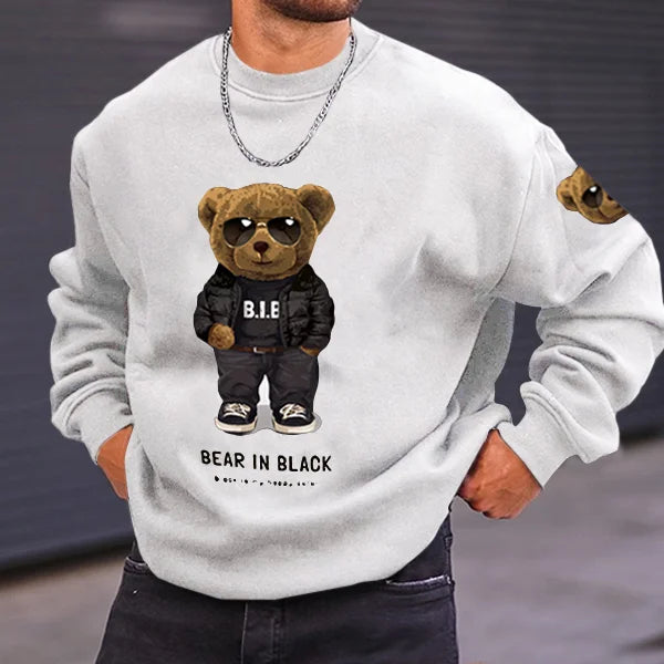 Teddy Bear Men'S Casual Sweatshirt
