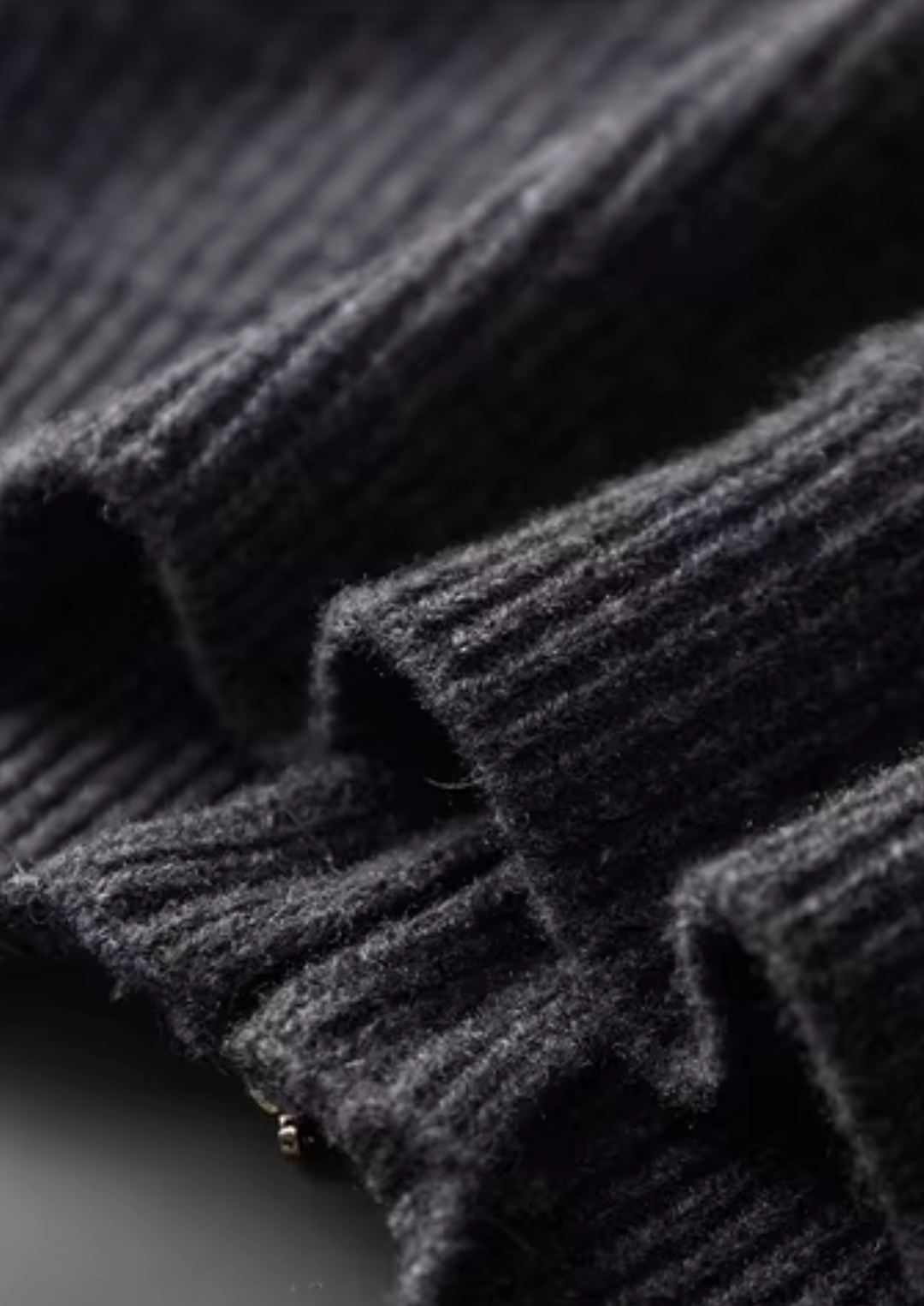 Pure Extra-Fine Merino Wool Funnel Neck Dual Zip Cardigan